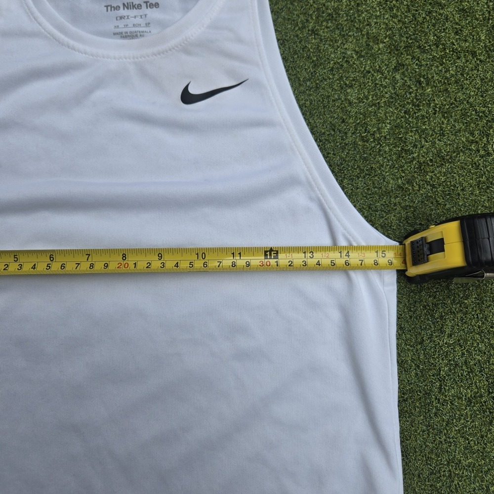 Nike Dri Fit Tank Top Men's Xs White Sleeveless - Picture 10 of 10